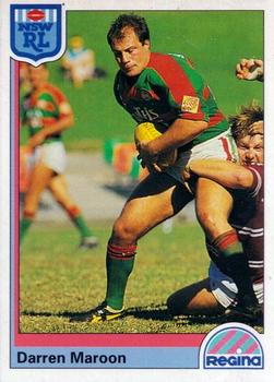 1992 Regina NSW Rugby League #28 Darren Maroon Front